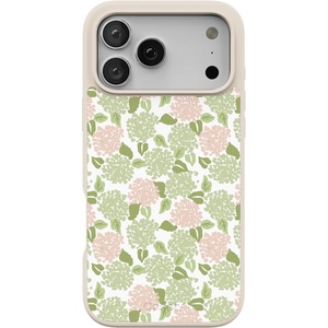 image:imageCasely iPhone 17 Pro Max Case  Citrus Stripes  Poolside Print  Align SoftTouch Flexible Bumper Case  Compatible with MagSafeHydrangea Haze  Floral Garden