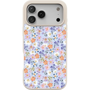 image:imageCasely iPhone 17 Pro Max Case  Citrus Stripes  Poolside Print  Align SoftTouch Flexible Bumper Case  Compatible with MagSafePoppy Meadows  Pastel Floral