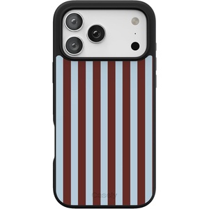 image:imageCasely iPhone 17 Pro Max Case  Citrus Stripes  Poolside Print  Align SoftTouch Flexible Bumper Case  Compatible with MagSafeSunday in Brooklyn  Blue Stripes