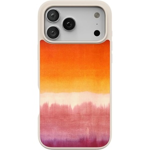 image:imageCasely iPhone 17 Pro Max Case  Citrus Stripes  Poolside Print  Align SoftTouch Flexible Bumper Case  Compatible with MagSafeSunwashed Canvas  Last Light