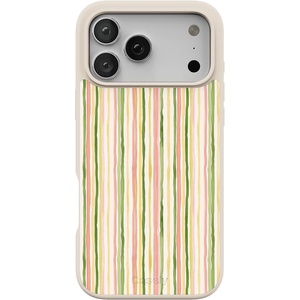 image:imageCasely iPhone 17 Pro Max Case  Citrus Stripes  Poolside Print  Align SoftTouch Flexible Bumper Case  Compatible with MagSafeSweet Stripes  Rainbow Pastel
