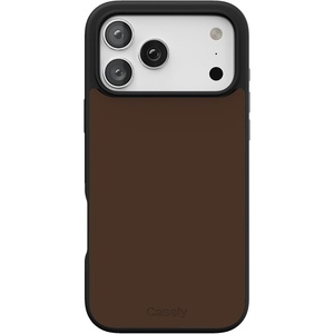 image:imageCasely iPhone 17 Pro Max Case  Citrus Stripes  Poolside Print  Align SoftTouch Flexible Bumper Case  Compatible with MagSafeThe Boyfriend Collection  Espresso Brown
