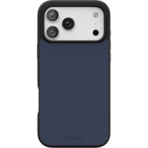 image:imageCasely iPhone 17 Pro Max Case  Citrus Stripes  Poolside Print  Align SoftTouch Flexible Bumper Case  Compatible with MagSafeThe Boyfriend Collection  Slate Blue