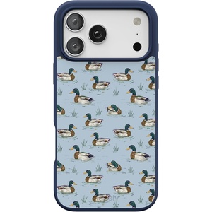 image:imageCasely iPhone 17 Pro Max Case  Citrus Stripes  Poolside Print  Align SoftTouch Flexible Bumper Case  Compatible with MagSafeThe Boyfriend Collection  Blue Mallard  Co