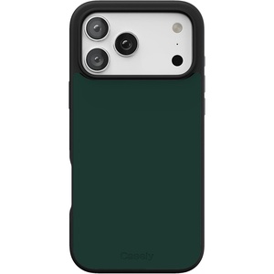 image:imageCasely iPhone 17 Pro Max Case  Citrus Stripes  Poolside Print  Align SoftTouch Flexible Bumper Case  Compatible with MagSafeThe Boyfriend Collection  Forest Green