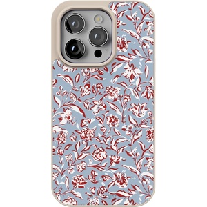 image:imageCasely iPhone 17 Pro Max Case  Seaside Stitch  Vintage Roses  Align SoftTouch Flexible Bumper Case  Compatible with MagSafeCoastal Carolina  Painted Flowers