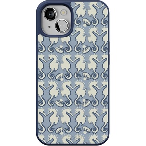 image:imageCasely iPhone 17 Pro Max Case  Seaside Stitch  Vintage Roses  Align SoftTouch Flexible Bumper Case  Compatible with MagSafeSeahorse Drift  Coastal Blues