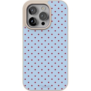 image:imageCasely iPhone 17 Pro Max Case  Seaside Stitch  Vintage Roses  Align SoftTouch Flexible Bumper Case  Compatible with MagSafeTiny Stars  Red  Blue